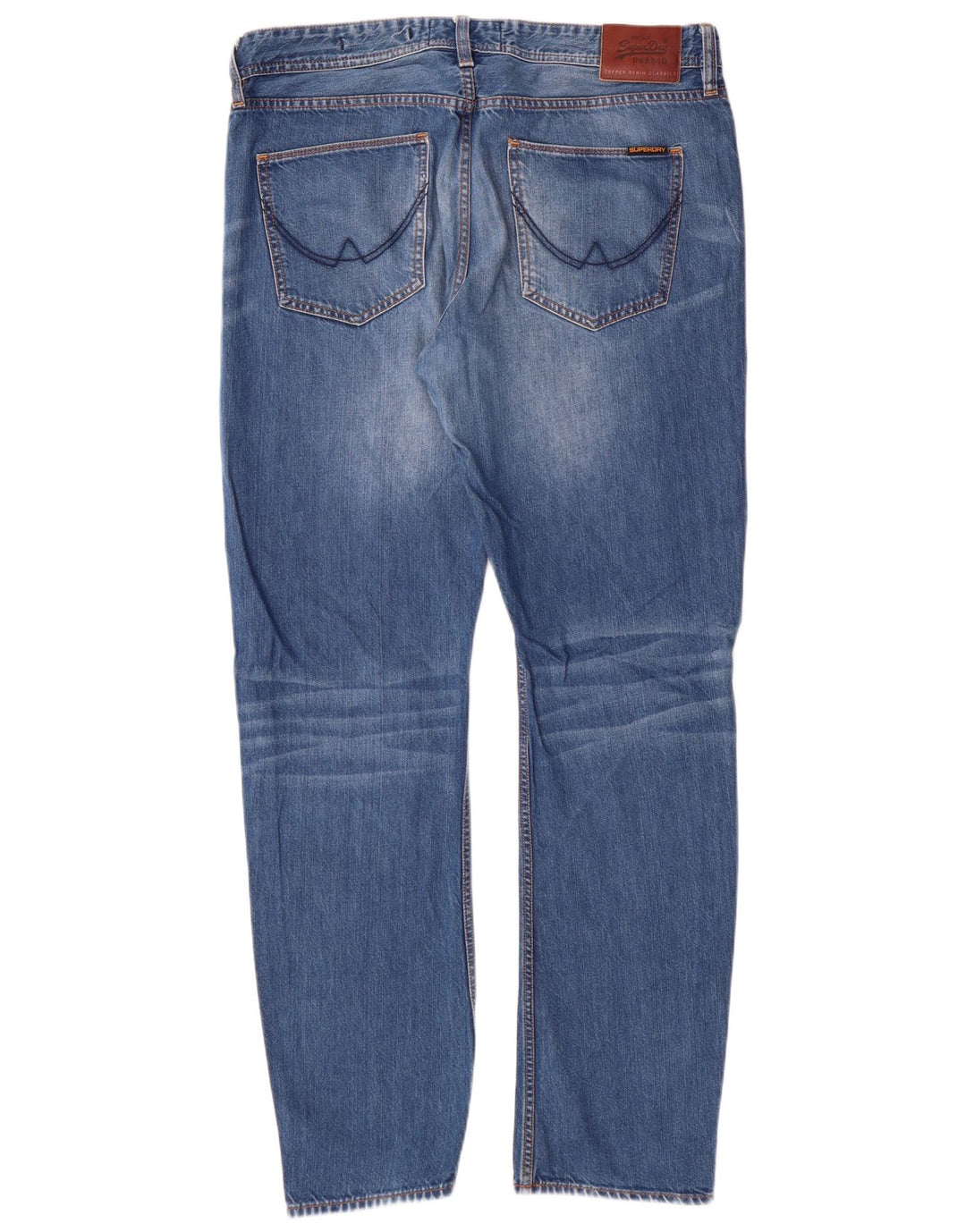 Blugi Superdry Copperfill Loose Slim pentru bărbați W34 L32 Bumbac albastru