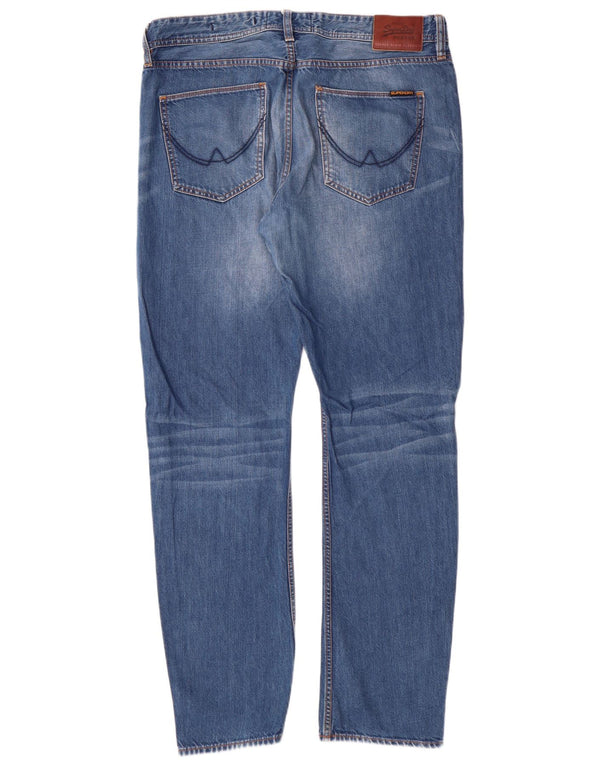 Blugi Superdry Copperfill Loose Slim pentru bărbați W34 L32 Bumbac albastru