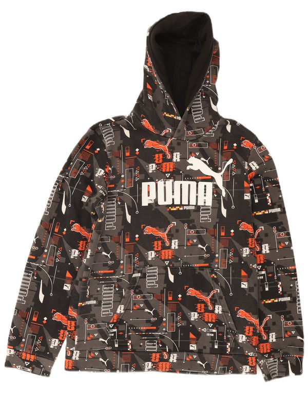 Pulover Puma pentru băieți cu grafică, 13-14 ani, bumbac geometric geometric