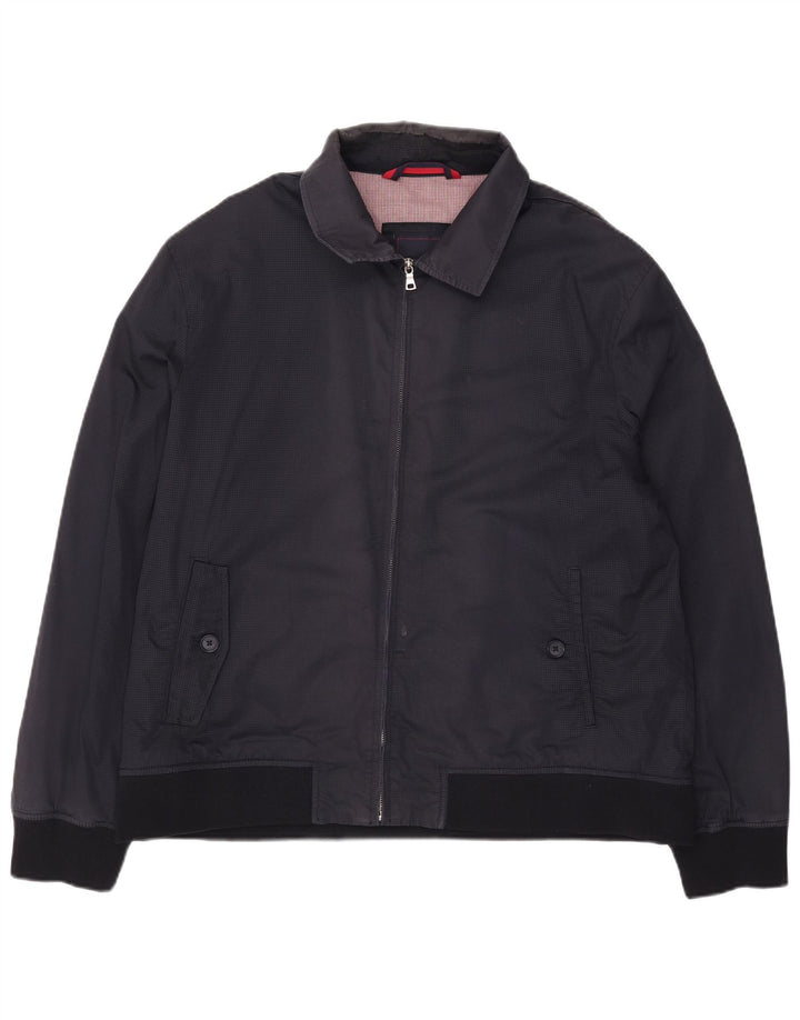 Geacă Bomber pentru bărbați Marks & Spencer UK 44 2XL Bumbac bleumarin