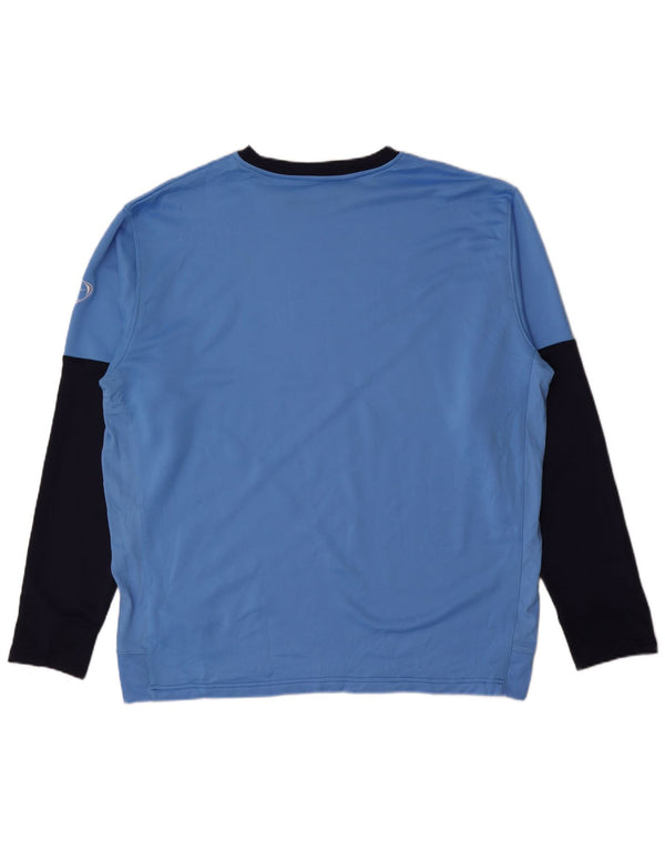 Top cu mânecă lungă pentru bărbați Nike Marea Britanie 47/48 2XL Albastru Poliester color bloc