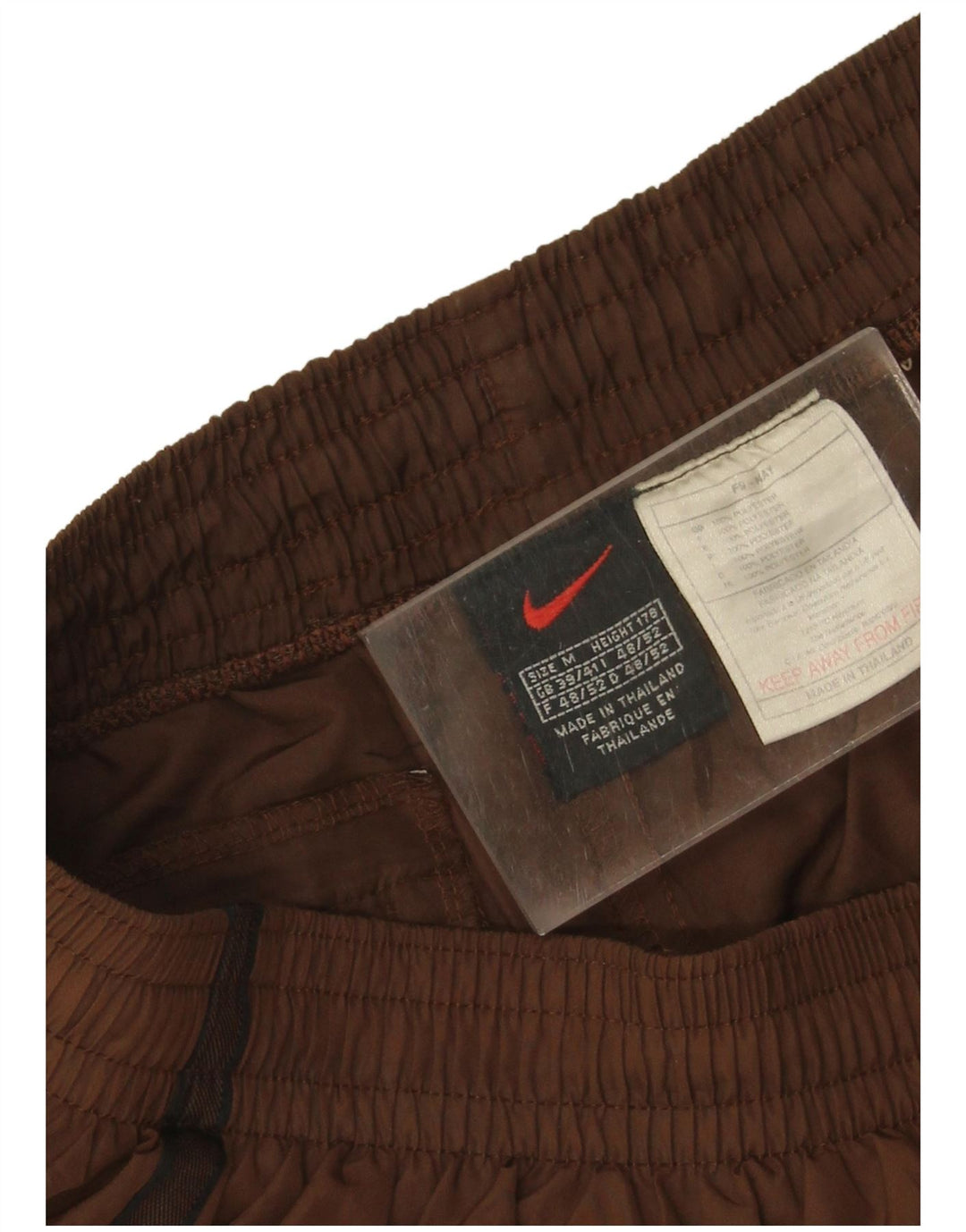 Pantaloni scurti sport pentru bărbați NIKE UK 39/41 Poliester maro mediu
