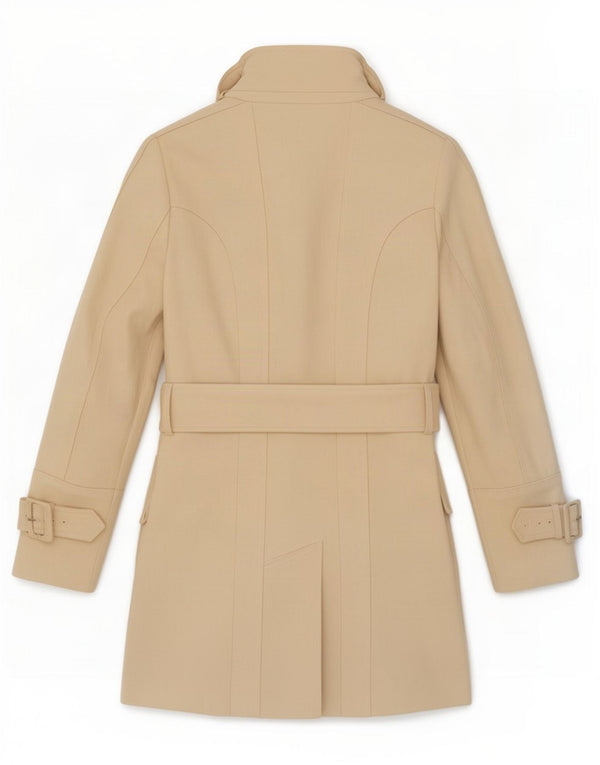 Trenci pentru femei Zara UK 12 Medium Bej Lână