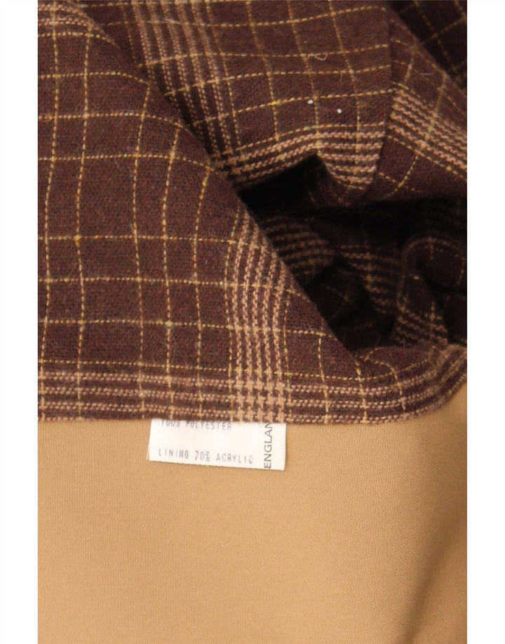 Trenci pentru femei Vintage UK 14 Maro Mediu Poliester Clasic