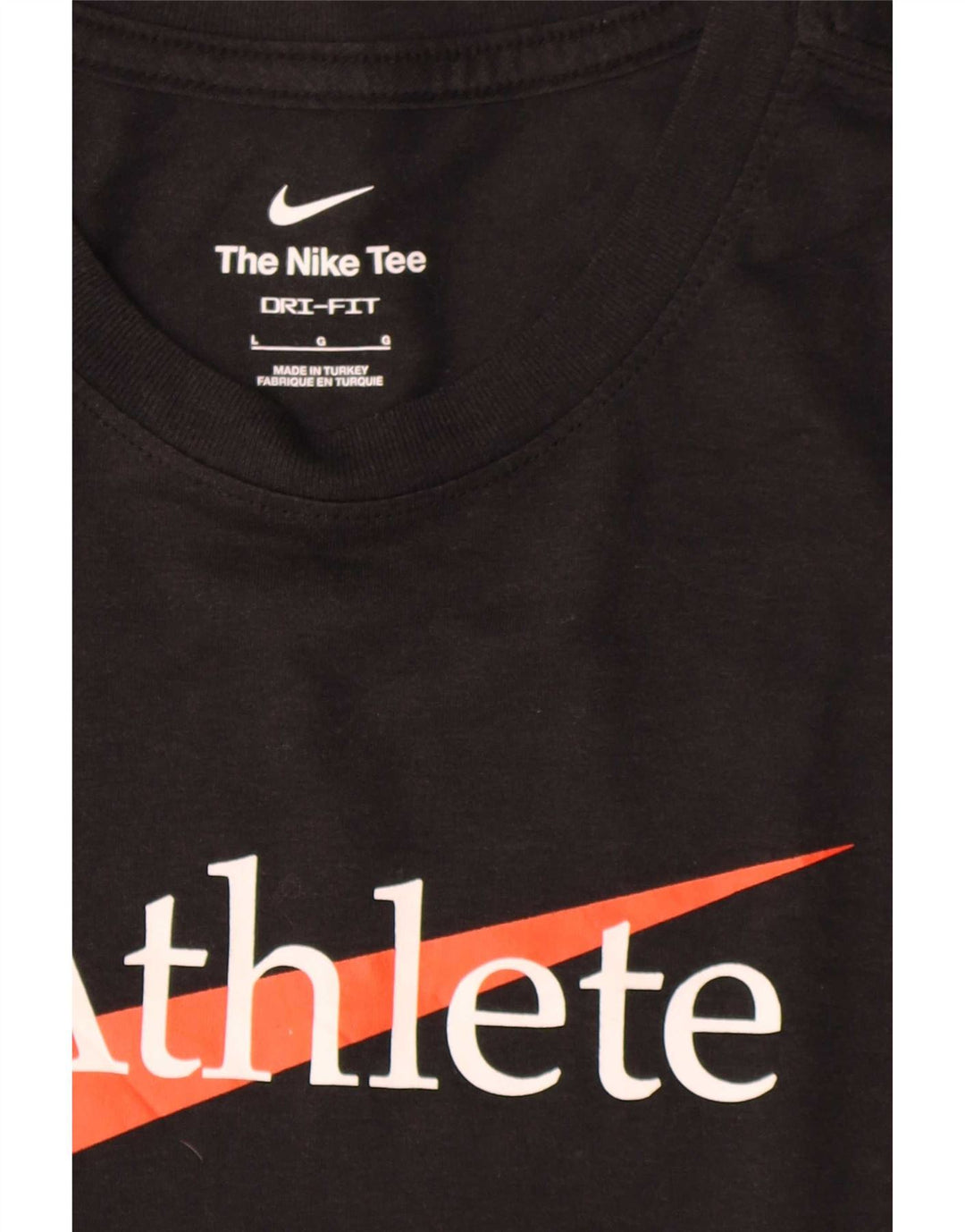 Tricou grafic Nike pentru bărbați Top mare din bumbac negru