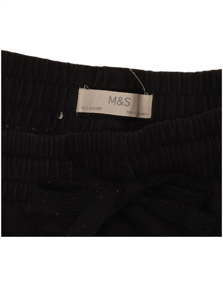 Pantaloni de trening pentru bărbați Marks & Spencer, bumbac mediu negru