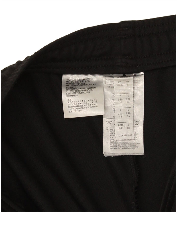 Pantaloni de trening Adidas pentru femei UK 8/10 Poliester negru mic
