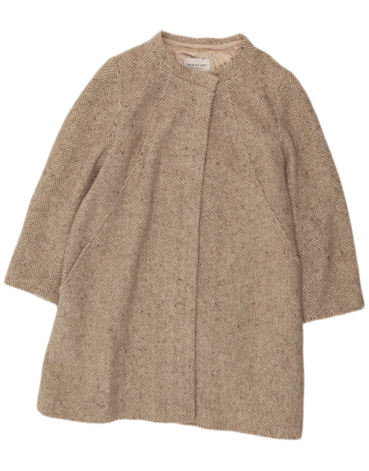 Pardesiu pentru femei JACQUES VERT UK 20 XL Lână gri cu oase