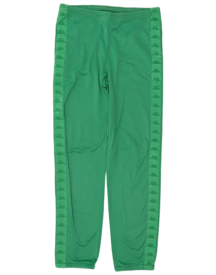 Pantaloni de trening cu grafică pentru bărbați Kappa IT 46 Poliester verde mic