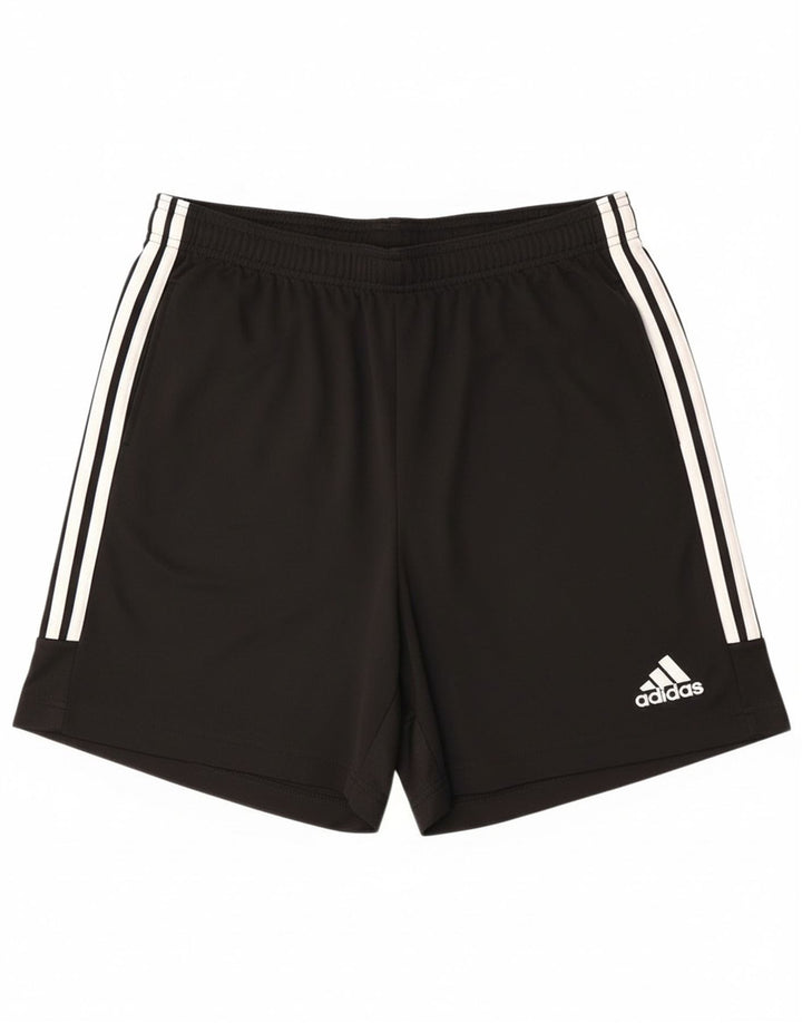 Pantaloni scurți sport Aeroready Adidas pentru bărbați, poliester mediu negru