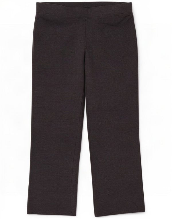 Marks & Spencer Womens Straight Casual Trousers UK 18 XL W38 L29 Grey