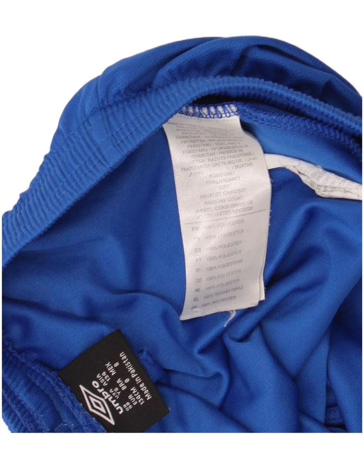 UMBRO Pantaloni Sportivi Baieti 8-9 Ani Mici Albastru Poliester