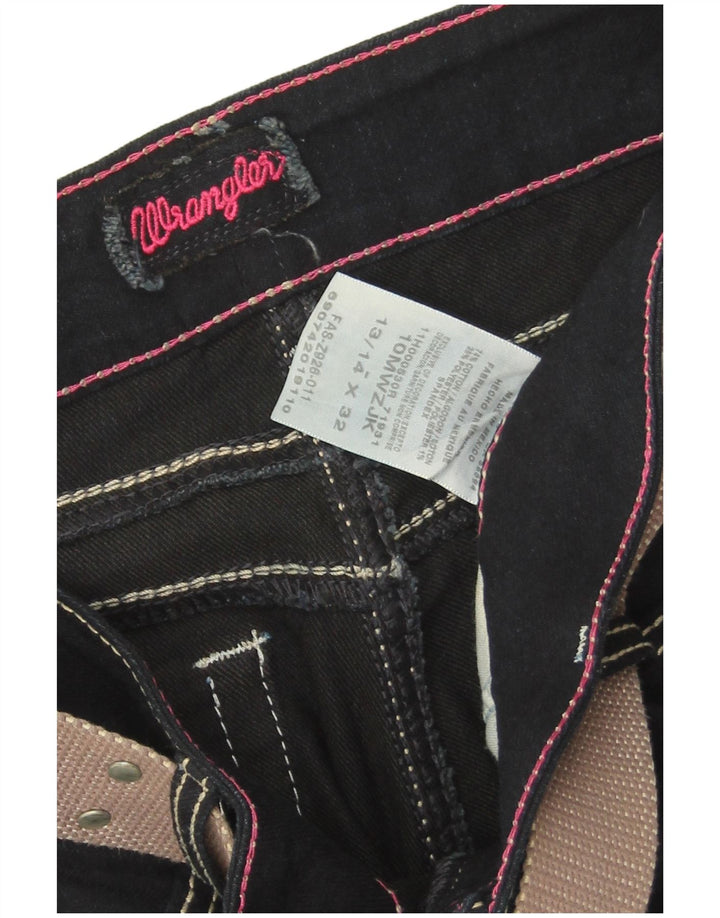 Blugi pentru femei Wrangler Bootcut W32 L31 Bumbac bleumarin