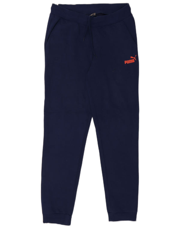 Pantaloni de trening Puma pentru femei Pantaloni de jogging UK 12 Medium Bleumarin Bumbac