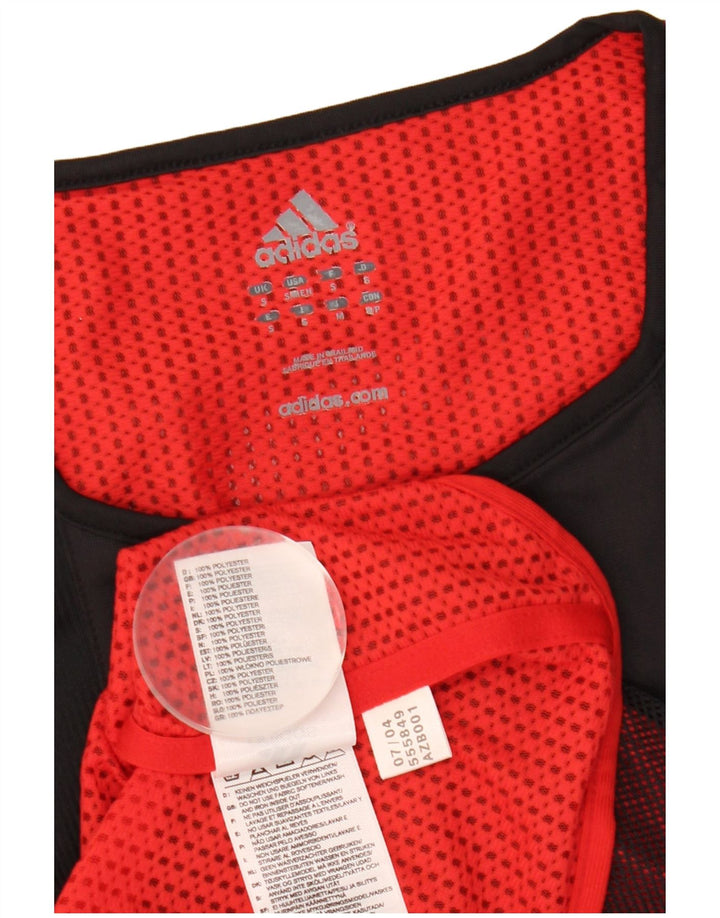 Adidas Climacool Graphic Vest Top Mic Negru Poliester Colorblock