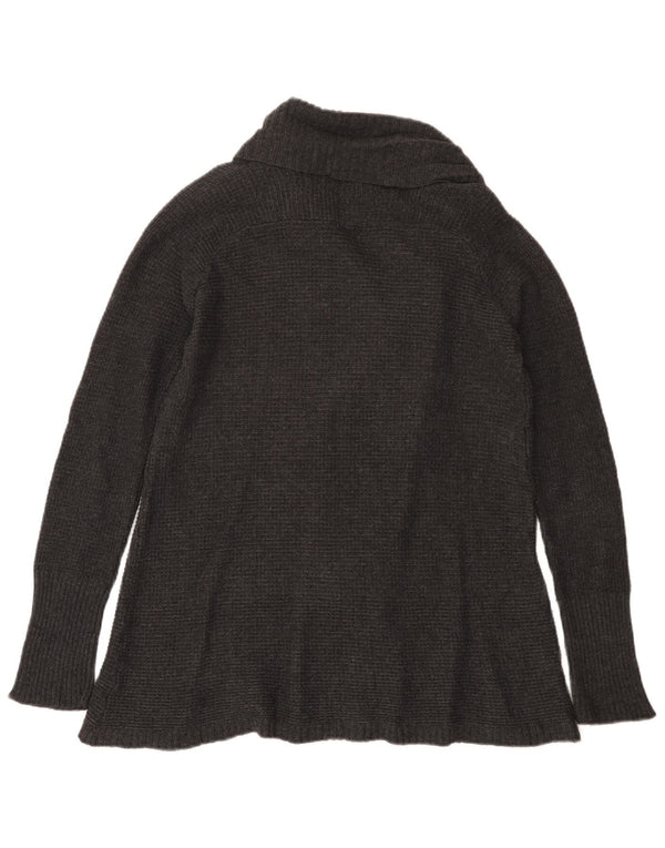Pulover cardigan deschis pentru femei Zara UK 12, bumbac gri mediu