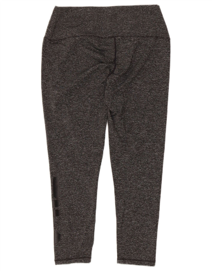 Leggings Capri cu grafic pentru femei FILA UK 10, poliester cu dungi gri mici