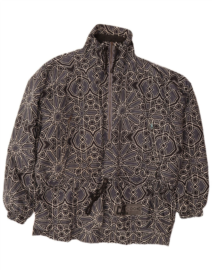 CAPIT. Jachetă Anorak cu grafică pentru bărbați COOK UK 42 XL Gri Geometric