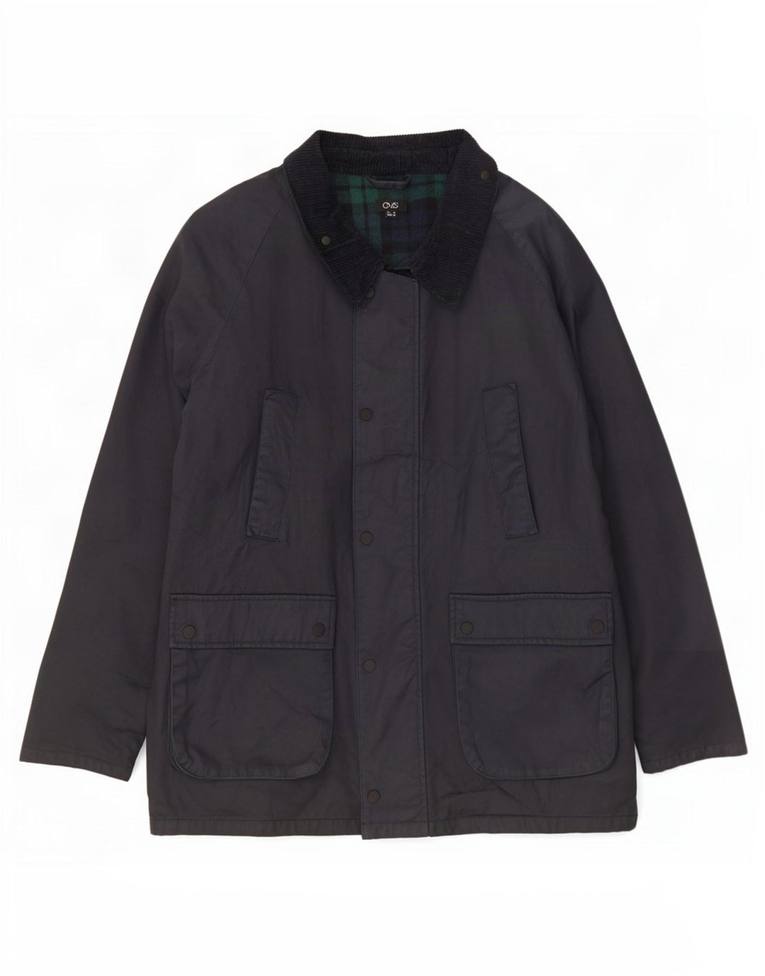 Jachetă OVS pentru bărbați din bumbac cerat UK 42 XL Negru