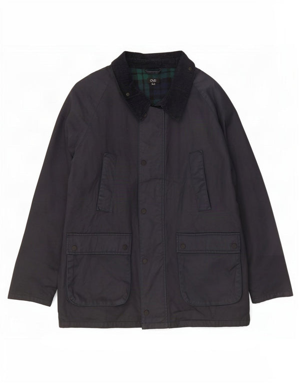 Jachetă OVS pentru bărbați din bumbac cerat UK 42 XL Negru