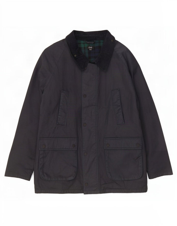 Jachetă OVS pentru bărbați din bumbac cerat UK 42 XL Negru