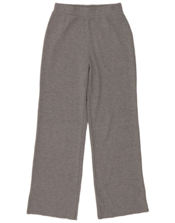 Pantaloni de trening Zara pentru femei UK 8 Small Gri Poliester