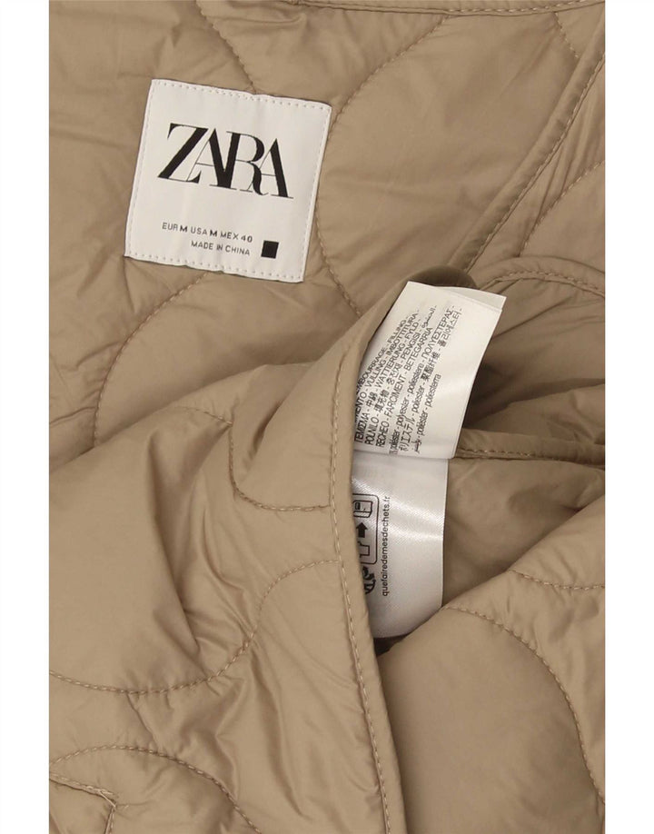 Gilet matlasat pentru bărbați Zara UK 38 Medium Bej Poliester