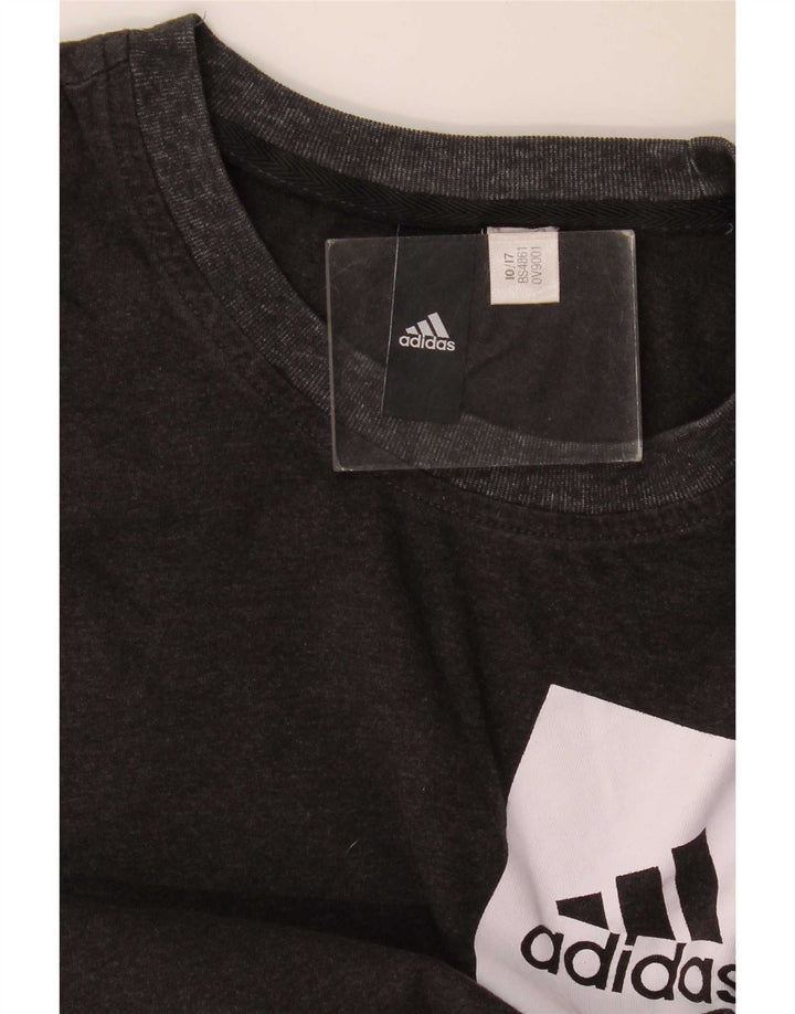Tricou pentru bărbați Adidas Top Mediu Negru