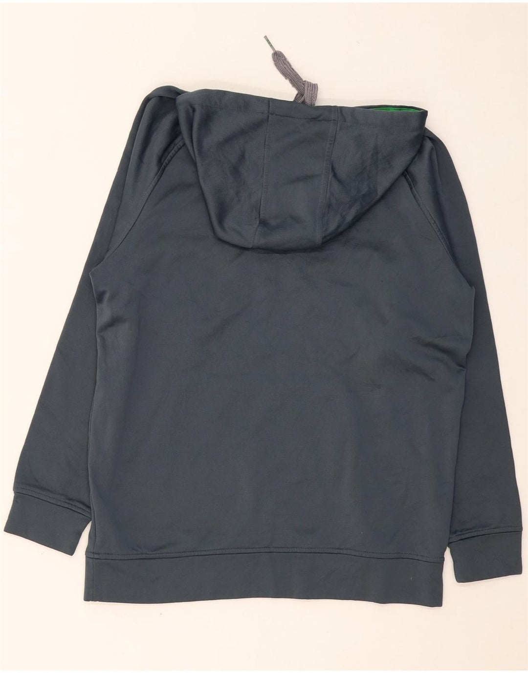 Pulover ADIDAS pentru bărbați cu capota cu grafică, mare, albastru, poliester