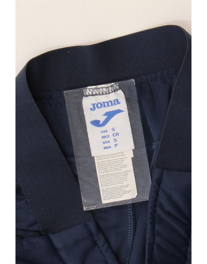 Joma Pantaloni de trening grafic pentru bărbați, poliester, albastru mic