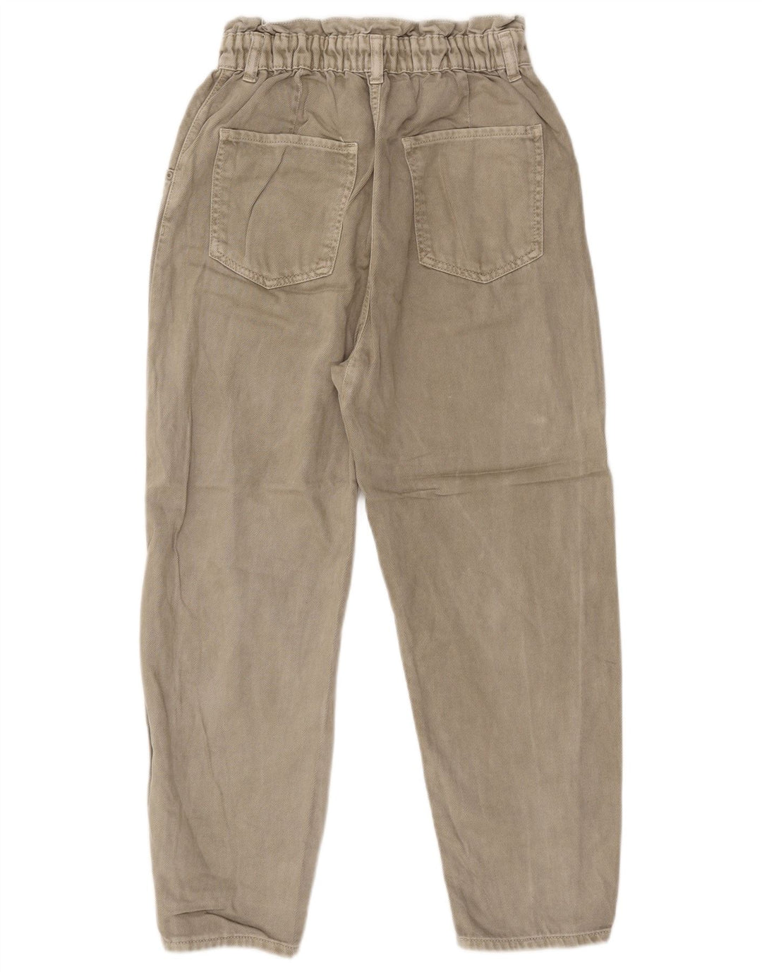 Blugi conici pentru femei Zara EU 38 Mici L28 L25 Bej