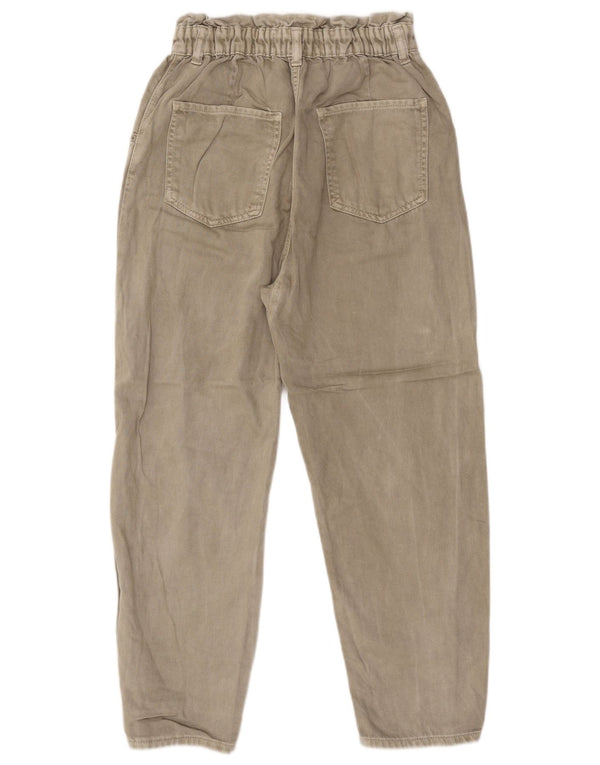 Blugi conici pentru femei Zara EU 38 Mici L28 L25 Bej