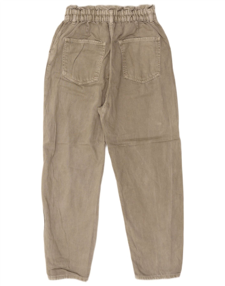 Blugi conici pentru femei Zara EU 38 Mici L28 L25 Bej