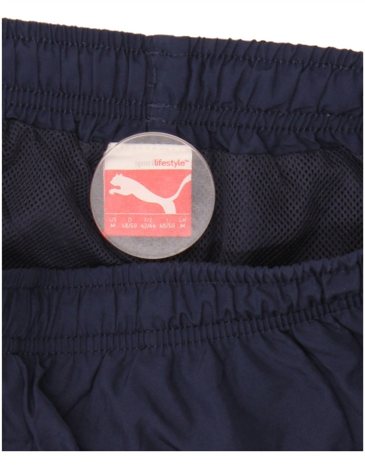 Pantaloni de trening Puma pentru bărbați cu grafică, mediu bleumarin