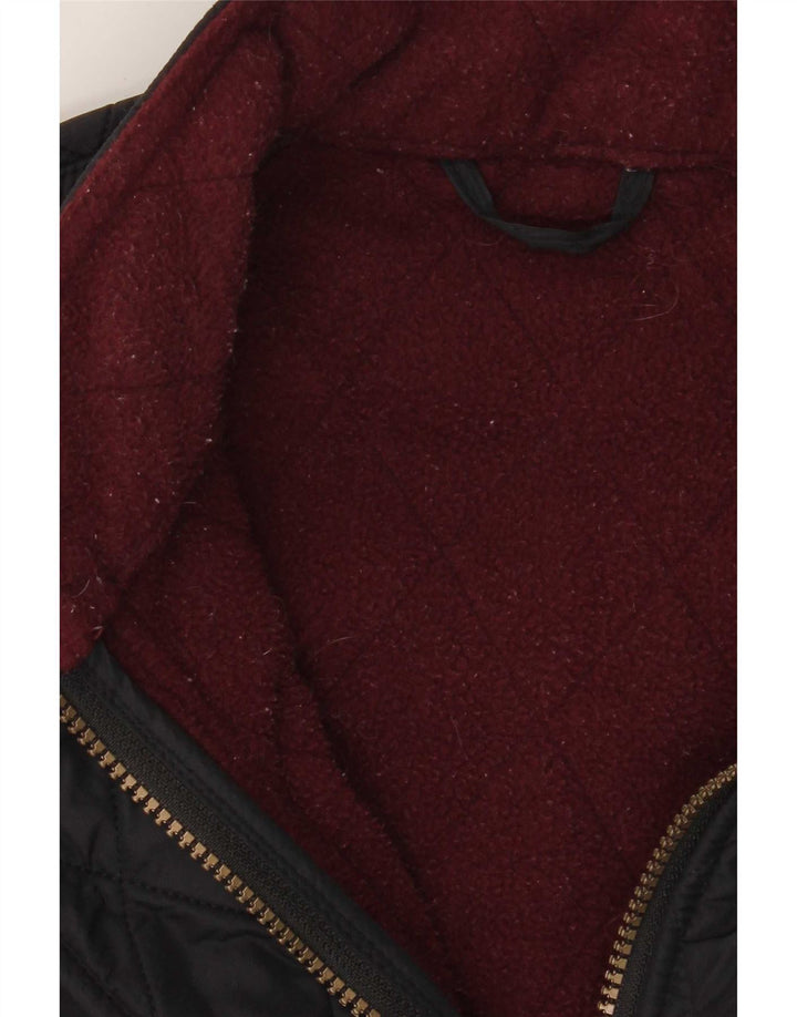 Gilet matlasat Barbour pentru femei UK 16 mare, negru, poliester, clasic
