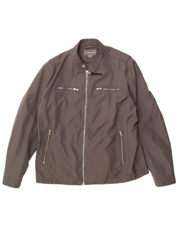 Jachetă pentru bărbați MICHAEL KORS UK 42 XL poliester gri