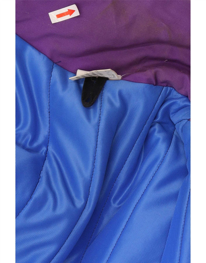 Palton căptușit vintage pentru femei UK 18 XL Poliester violet