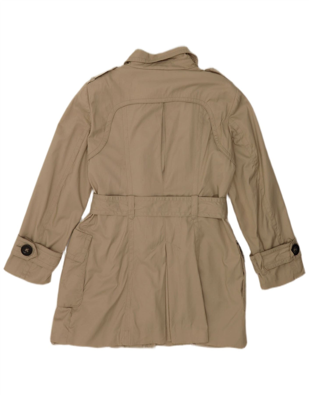 Trenci pentru femei Zara UK 16 mare, bej, nailon
