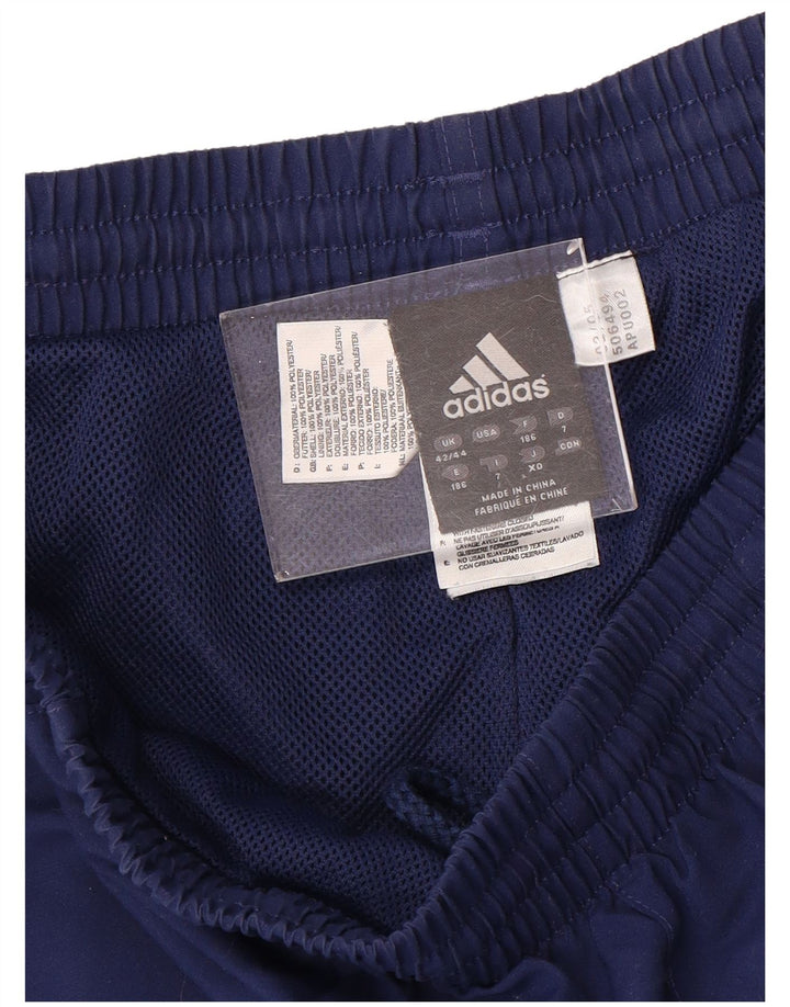 Pantaloni de trening grafic pentru bărbați ADIDAS Pantaloni de jogging UK 42/44 Mare bleumarin