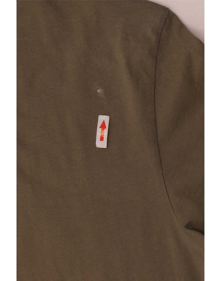 Tricou grafic pentru bărbați Adidas Top Mediu Kaki Bumbac
