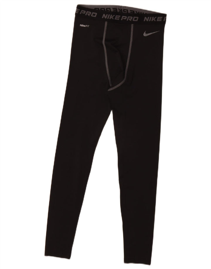 Leggings grafic Nike pentru bărbați Marea Britanie 39/41 Poliester mediu negru