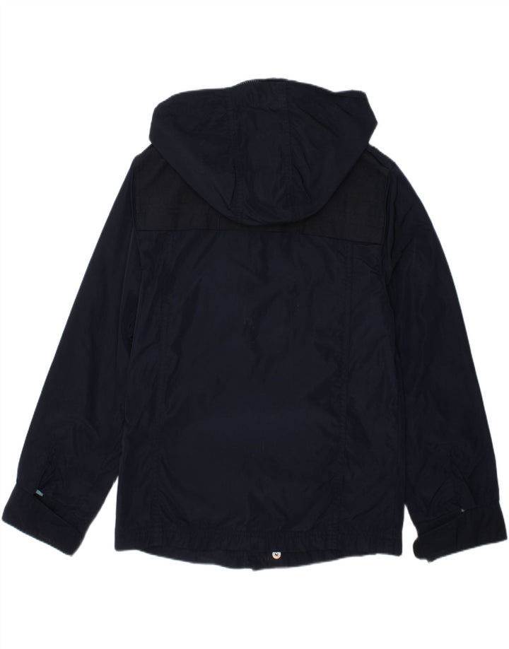 TOMMY HILFIGER Boys Hooded Utility Jacket 7-8 Years Navy Blue Polyester Vintage Tommy Hilfiger and Second-Hand Tommy Hilfiger from Messina Hembry 
