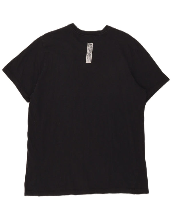 Tricou grafic Nike Swoosh Standard Fit Top mare din bumbac bleumarin