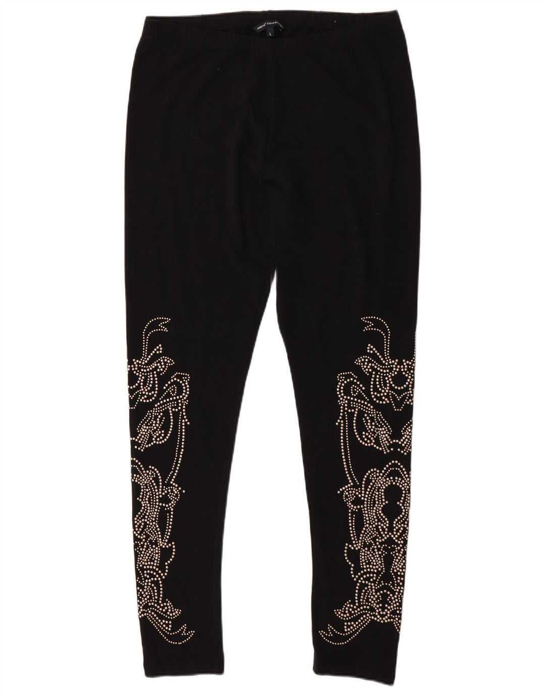 Leggings pentru damă French Connection UK 14 mare, negru, floral