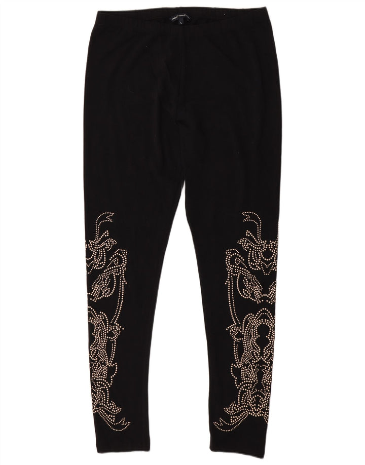 Leggings pentru damă French Connection UK 14 mare, negru, floral