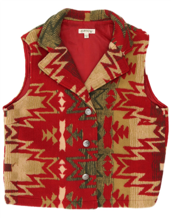 Gilet pentru femei Orvis UK 14 Medium Red Geometric