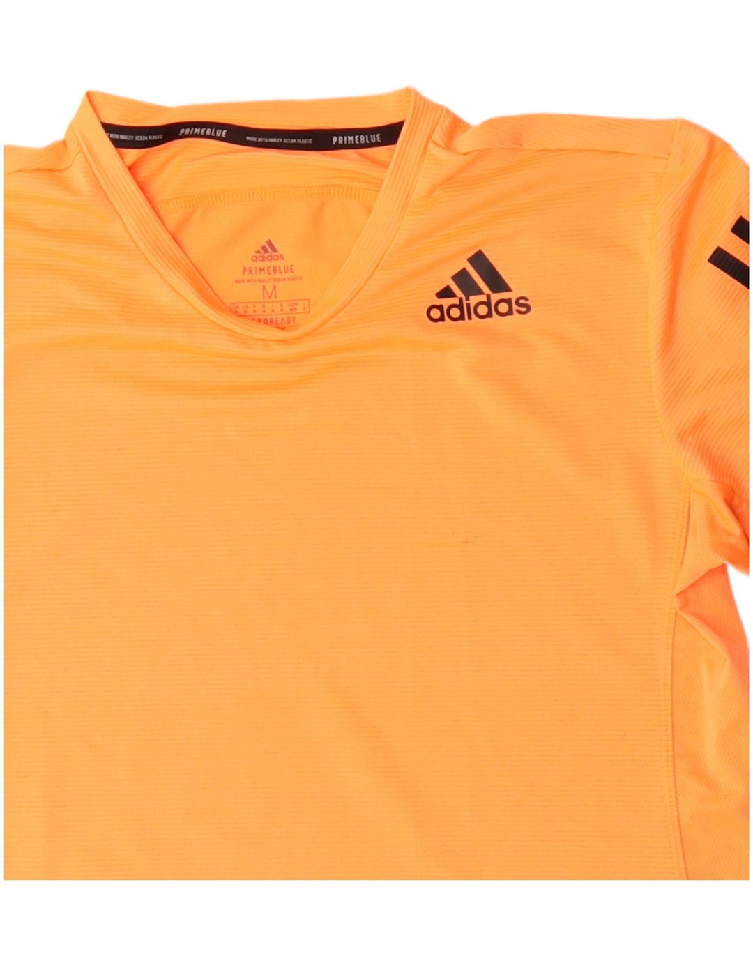 Tricou ADIDAS Aeroready pentru bărbați, poliester portocaliu mediu