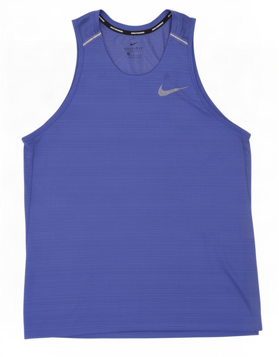 Vesta Nike Dri Fit pentru bărbați, mare, albastru, poliester cu dungi