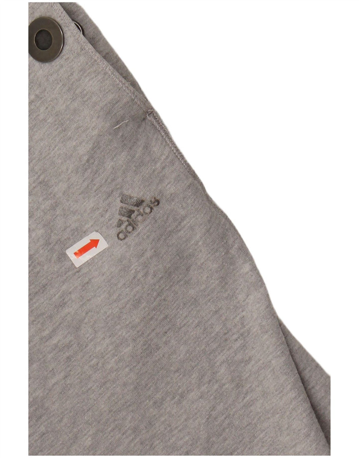 Pantaloni de trening pentru femei ADIDAS Joggeri UK 16, mare, gri bumbac cu pete