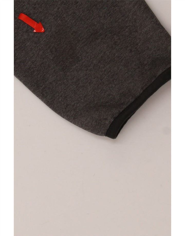 Pulover The North Face pentru bărbați, cu fermoar, poliester mare, gri